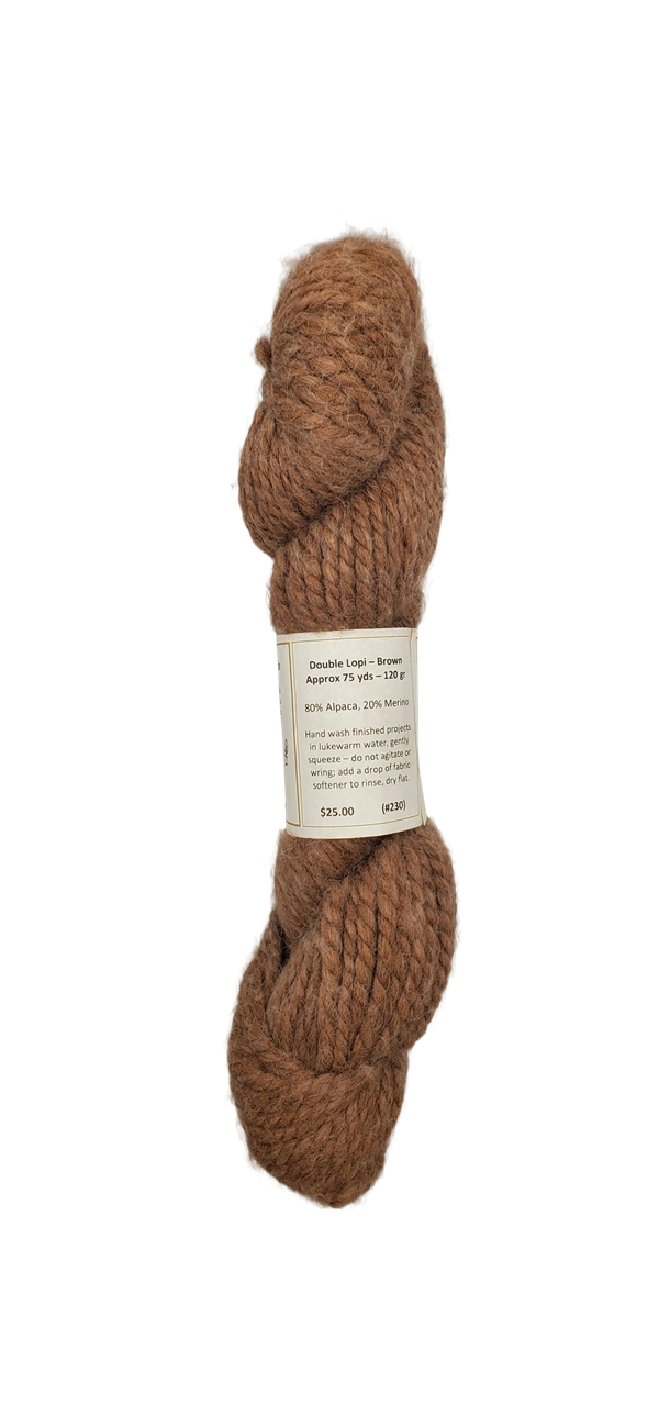 Luxurious Brown Alpaca Blend Yarn – Soft, Warm, & Dreamy (SKU 230)
