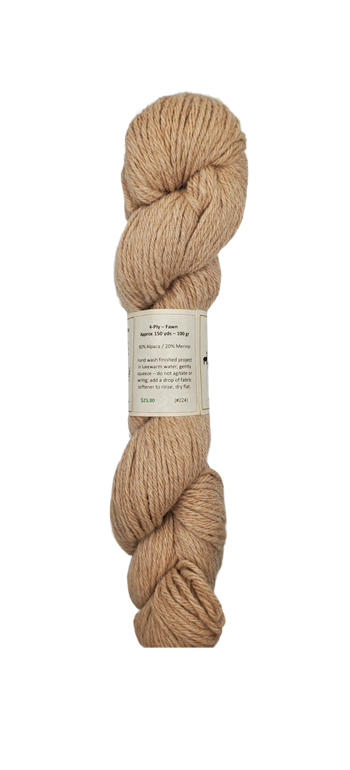 Luxurious Beige Alpaca-Merino Yarn Blend for Cozy Creations